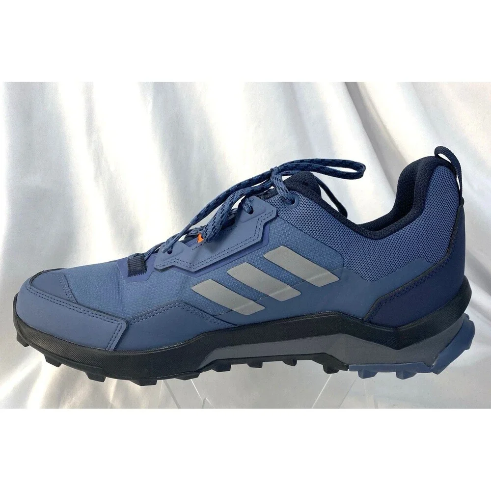 Adidas Terrex Men's Hiking Shoes Blue/Navy Size 11.5 Continental Grip Gortex EUC